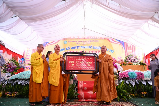 Abbot Appointment Ceremony of Dac Phap Pagoda in Đắk Nông