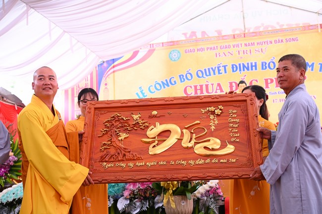 Abbot Appointment Ceremony of Dac Phap Pagoda in Đắk Nông