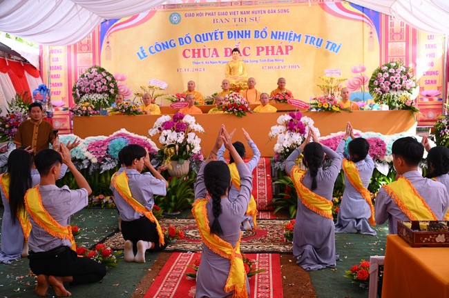 Abbot Appointment Ceremony of Dac Phap Pagoda in Đắk Nông