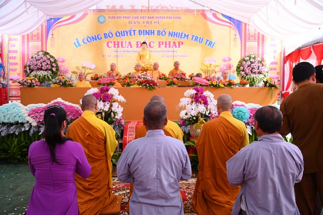 Abbot Appointment Ceremony of Dac Phap Pagoda in Đắk Nông