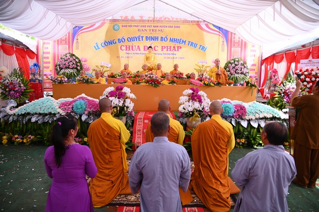 Abbot Appointment Ceremony of Dac Phap Pagoda in Đắk Nông
