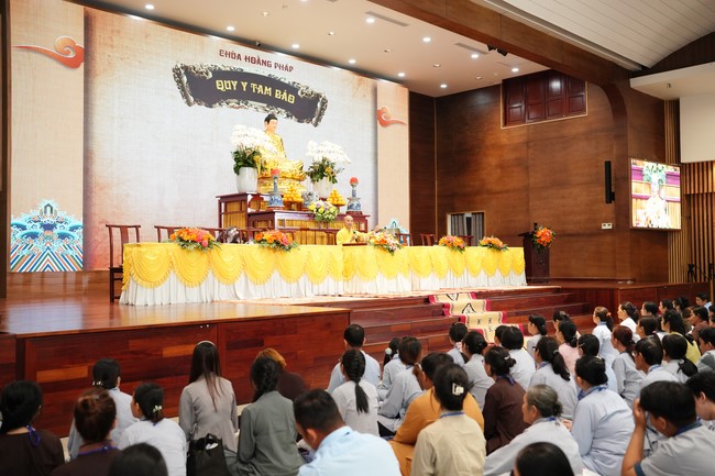 Lễ Quy y Tam Bảo – lần 3/2024