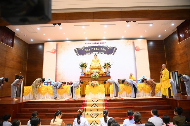 Lễ Quy y Tam Bảo – lần 3/2024