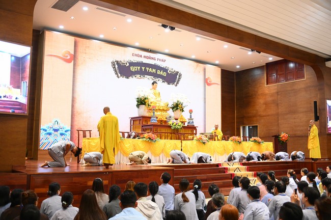 Lễ Quy y Tam Bảo – lần 3/2024