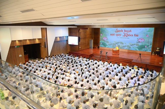 Opening the 104th Seven-Day Retreat