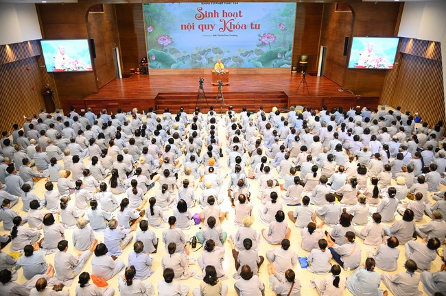 Opening the 104th Seven-Day Retreat
