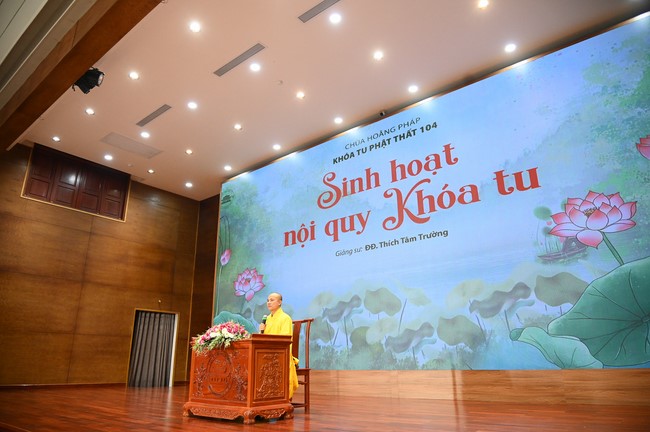 Opening the 104th Seven-Day Retreat