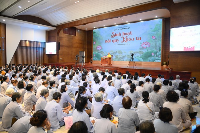 Opening the 104th Seven-Day Retreat