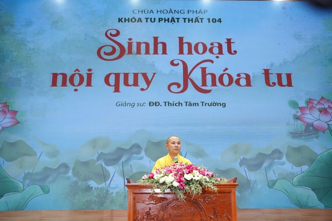 Opening the 104th Seven-Day Retreat