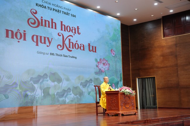 Opening the 104th Seven-Day Retreat