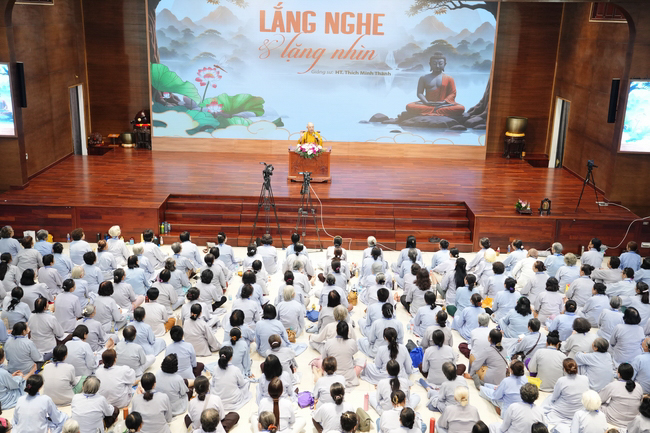 Pháp thoại “Lắng nghe và lặng nhìn” – Hoà thượng Thích Minh Thành – KTPT lần 104