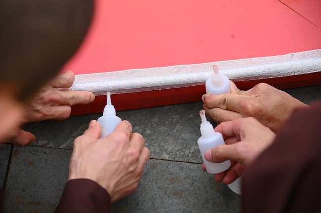 Công tác chuẩn bị đại lễ hoa đăng kỷ niệm đức Phật A-di-đà