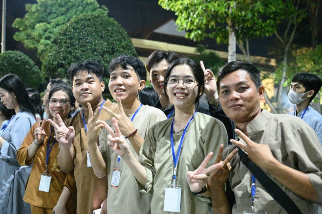 Youthful colors at the campfire night