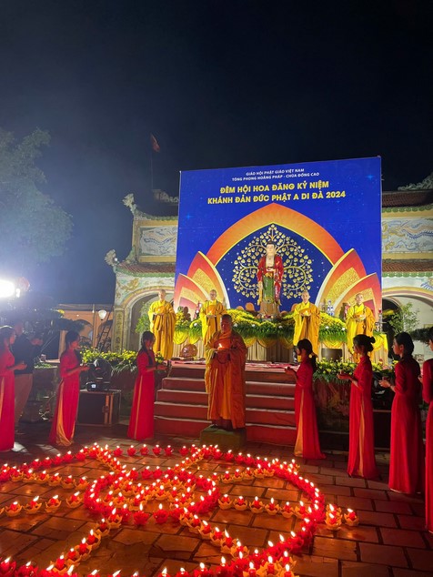 Candle Lighting Ceremony to commemorate Amitabha’s Buddha in 2024 at Dong Cao Pagoda – Thanh Hoa