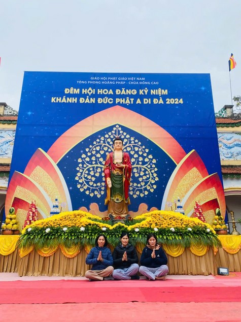 Candle Lighting Ceremony to commemorate Amitabha’s Buddha in 2024 at Dong Cao Pagoda – Thanh Hoa