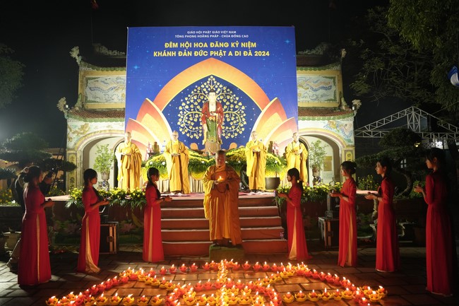 Candle Lighting Ceremony to commemorate Amitabha’s Buddha in 2024 at Dong Cao Pagoda – Thanh Hoa