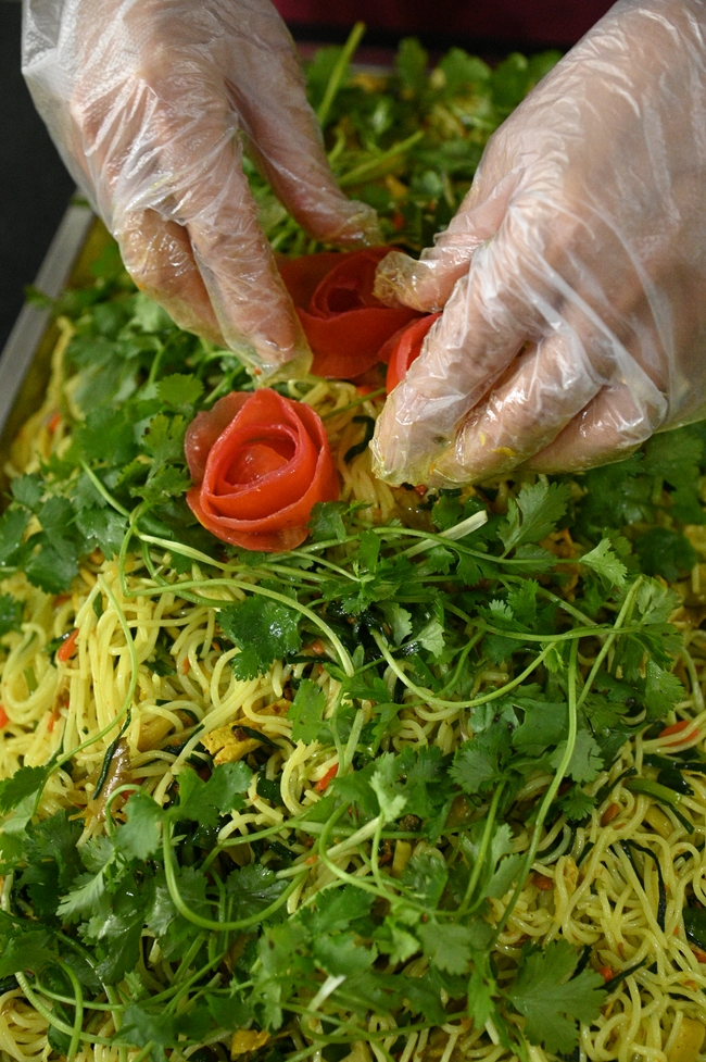 Vegan Buffet Party for gratitude on the year-end occasion 2024.