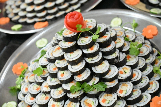 Vegan Buffet Party for gratitude on the year-end occasion 2024.