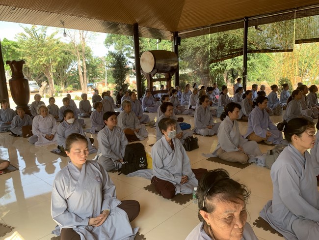 One-Day Peaceful Retreat in the ending of the Cat year at Suoi Phap Pagoda
