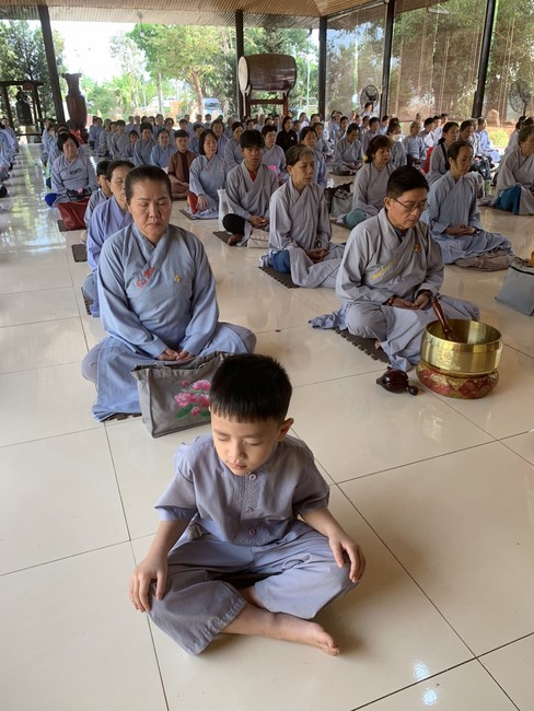 One-Day Peaceful Retreat in the ending of the Cat year at Suoi Phap Pagoda