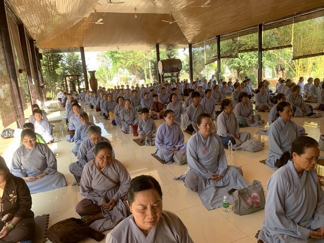 One-Day Peaceful Retreat in the ending of the Cat year at Suoi Phap Pagoda