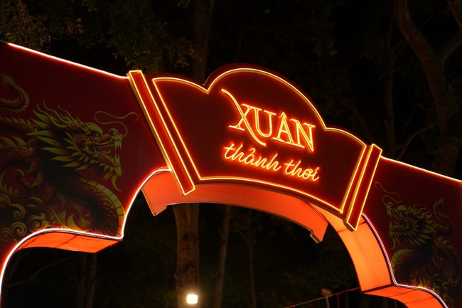 Hoàn tất mô hình đón xuân Giáp Thìn