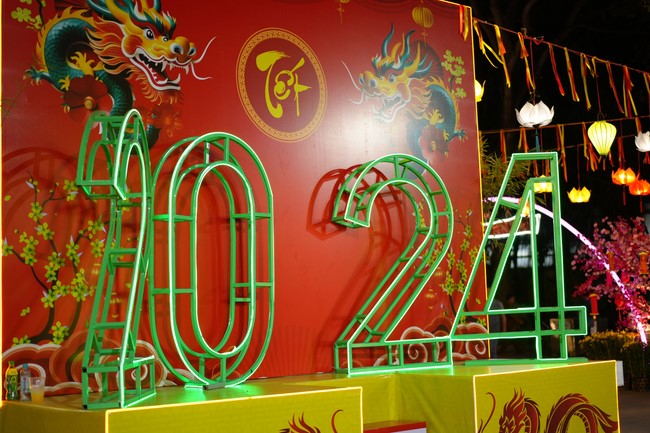 Hoàn tất mô hình đón xuân Giáp Thìn