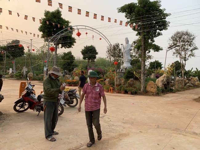 Chùa Suối Pháp - Tây Ninh: Hoàn thiện mô hình tiểu cảnh đón xuân Giáp Thìn