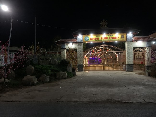 Chùa Suối Pháp - Tây Ninh: Hoàn thiện mô hình tiểu cảnh đón xuân Giáp Thìn