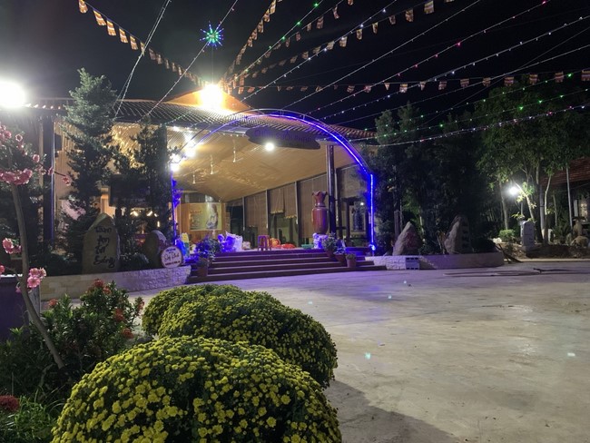 Chùa Suối Pháp - Tây Ninh: Hoàn thiện mô hình tiểu cảnh đón xuân Giáp Thìn