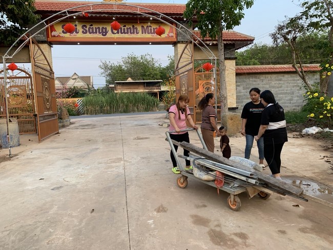 Chùa Suối Pháp - Tây Ninh: Hoàn thiện mô hình tiểu cảnh đón xuân Giáp Thìn