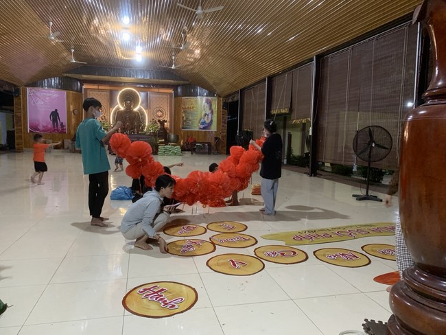 Chùa Suối Pháp - Tây Ninh: Hoàn thiện mô hình tiểu cảnh đón xuân Giáp Thìn