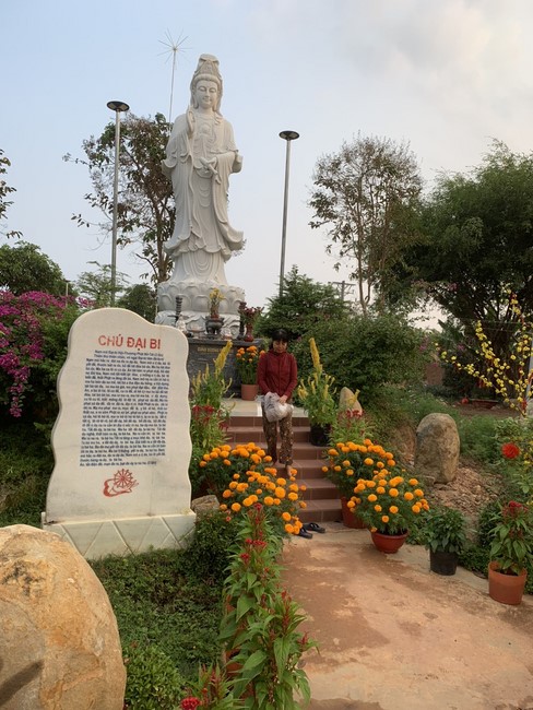 Chùa Suối Pháp - Tây Ninh: Hoàn thiện mô hình tiểu cảnh đón xuân Giáp Thìn