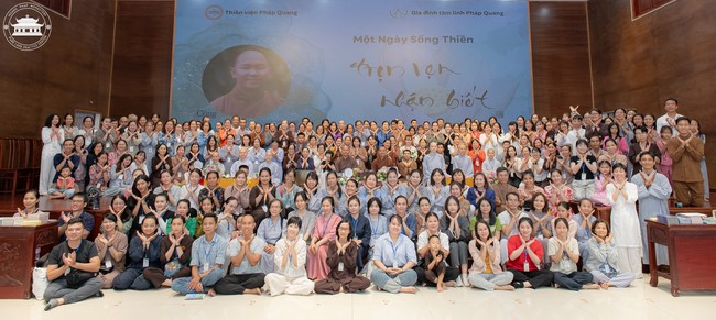 Khóa tu Một ngày sống thiền “Trọn vẹn nhận biết” cùng thầy Pháp Nhật