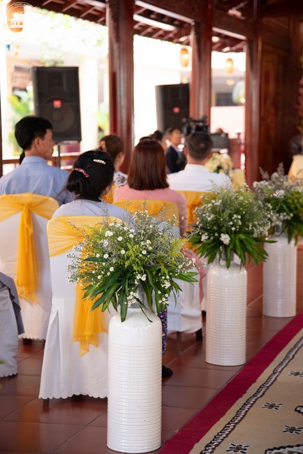 Wedding Ceremony at the pagoda