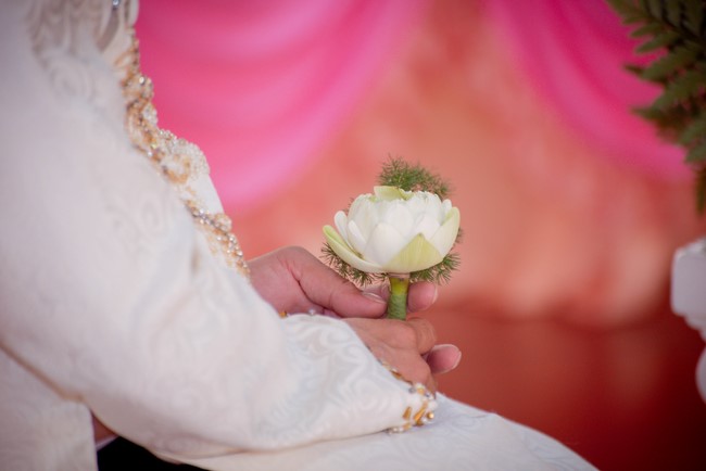 Wedding Ceremony at the pagoda