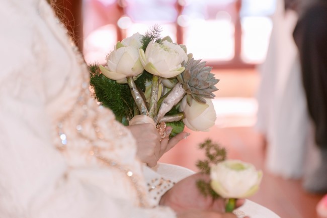 Wedding Ceremony at the pagoda