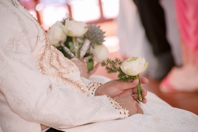 Wedding Ceremony at the pagoda