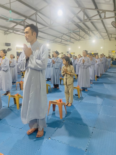 Repentant Ceremony, Taking Three-Jewel Refuge, commemoration of Shakyamuni Buddha of entering Nirvana at Dong Cao pagoda, Thanh Hoa