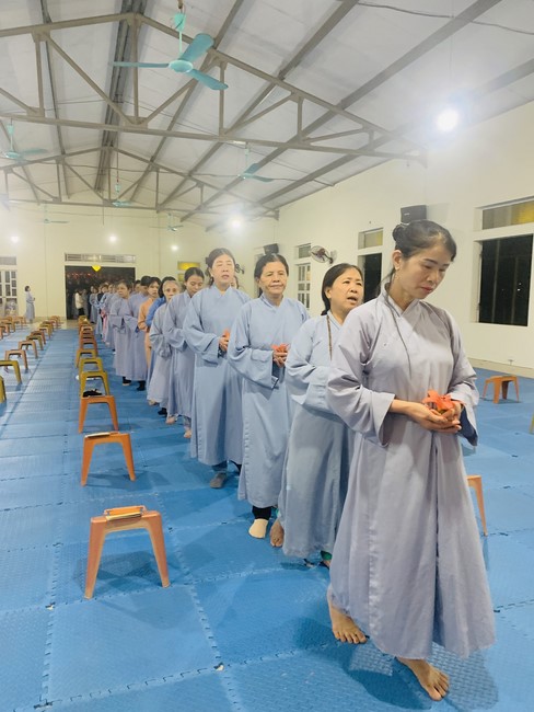 Repentant Ceremony, Taking Three-Jewel Refuge, commemoration of Shakyamuni Buddha of entering Nirvana at Dong Cao pagoda, Thanh Hoa