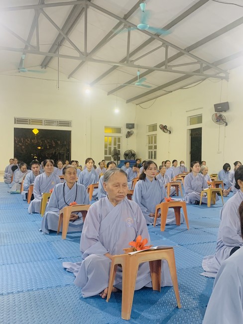 Repentant Ceremony, Taking Three-Jewel Refuge, commemoration of Shakyamuni Buddha of entering Nirvana at Dong Cao pagoda, Thanh Hoa