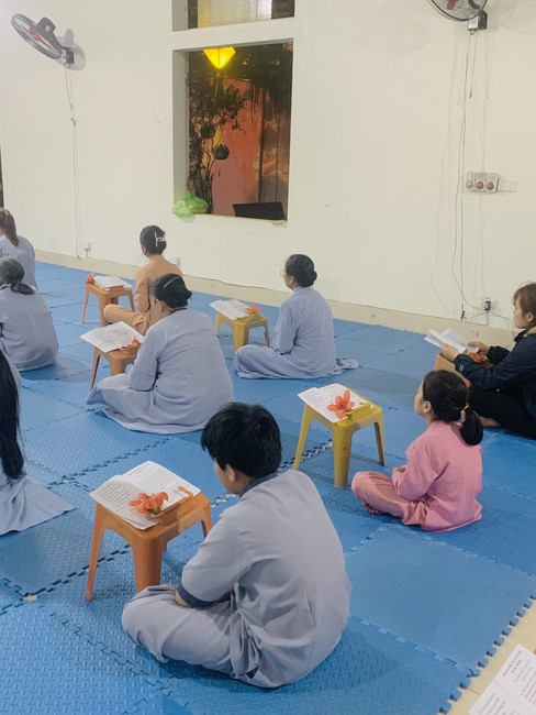 Repentant Ceremony, Taking Three-Jewel Refuge, commemoration of Shakyamuni Buddha of entering Nirvana at Dong Cao pagoda, Thanh Hoa