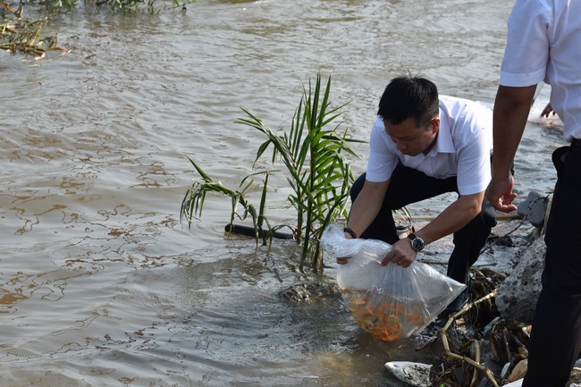 Peace Praying Ritual to Cat Lai Giang Nam TERMINA Huong Duong Trading and Service Co., Ltd by Charity Board