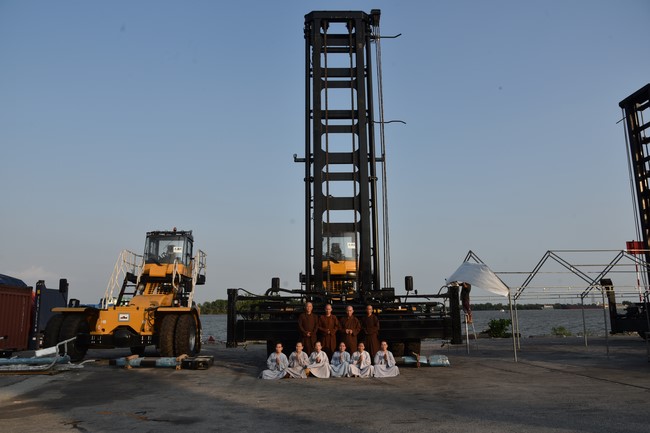 Peace Praying Ritual to Cat Lai Giang Nam TERMINA Huong Duong Trading and Service Co., Ltd by Charity Board