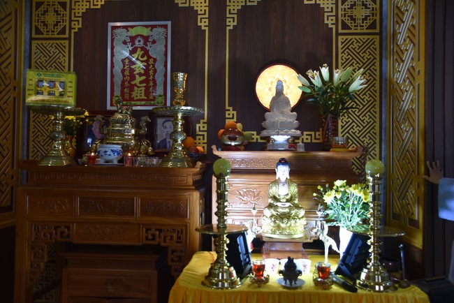 The rite praying for rebirth and giving gifts to the Blind in Tay Ninh