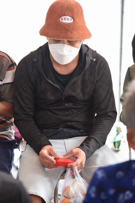 The rite praying for rebirth and giving gifts to the Blind in Tay Ninh