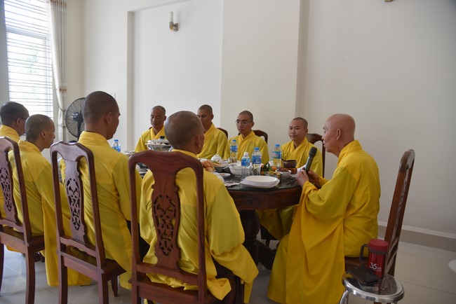 The rite praying for rebirth and giving gifts to the Blind in Tay Ninh