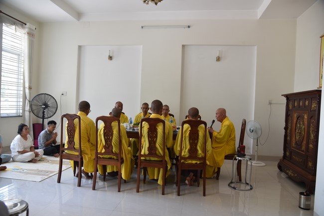 The rite praying for rebirth and giving gifts to the Blind in Tay Ninh