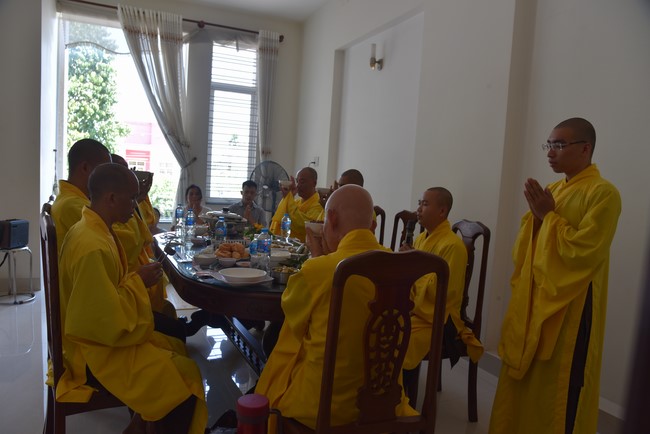 The rite praying for rebirth and giving gifts to the Blind in Tay Ninh