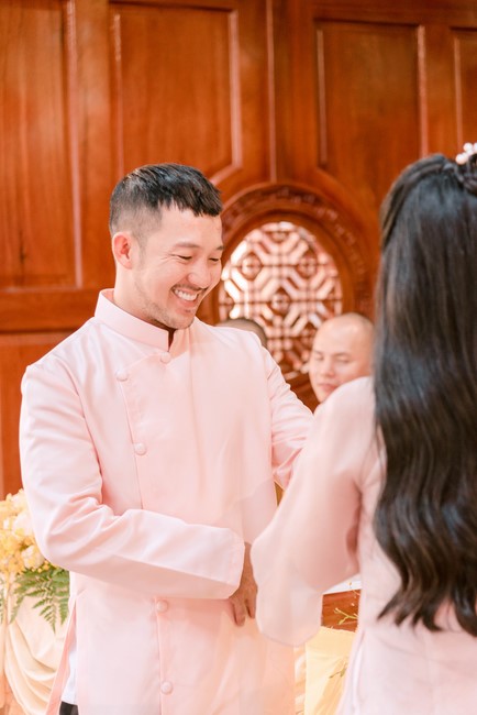 Wedding Ceremony at the pagoda